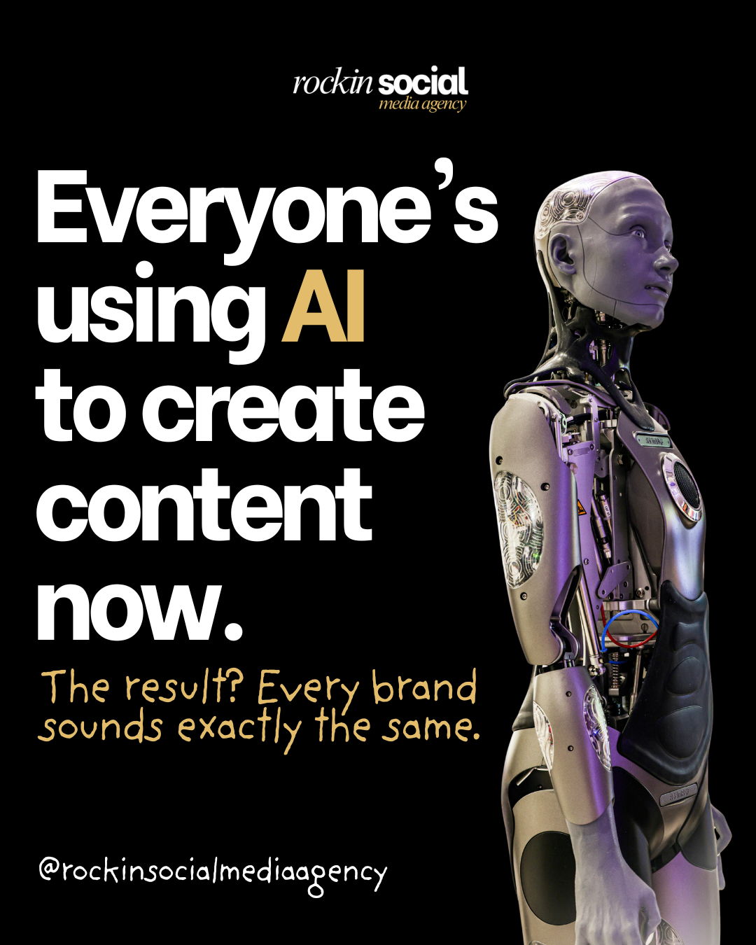 Everyone's using AI to create content now — the result? Every brand sounds exactly the same